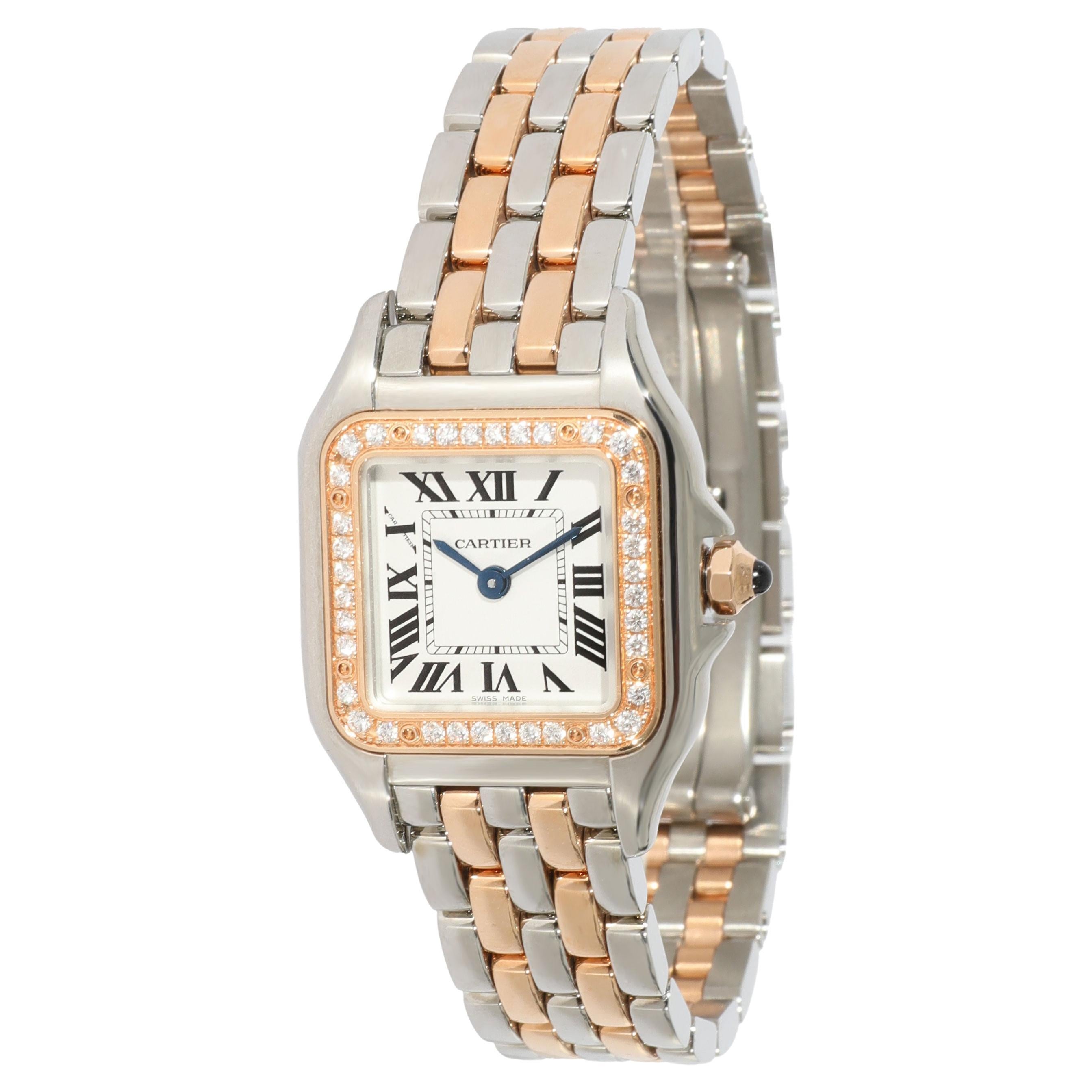 Cartier Panthere de Cartier W3PN0006 Women
s Watch in 18kt Stainless Steel/Rose