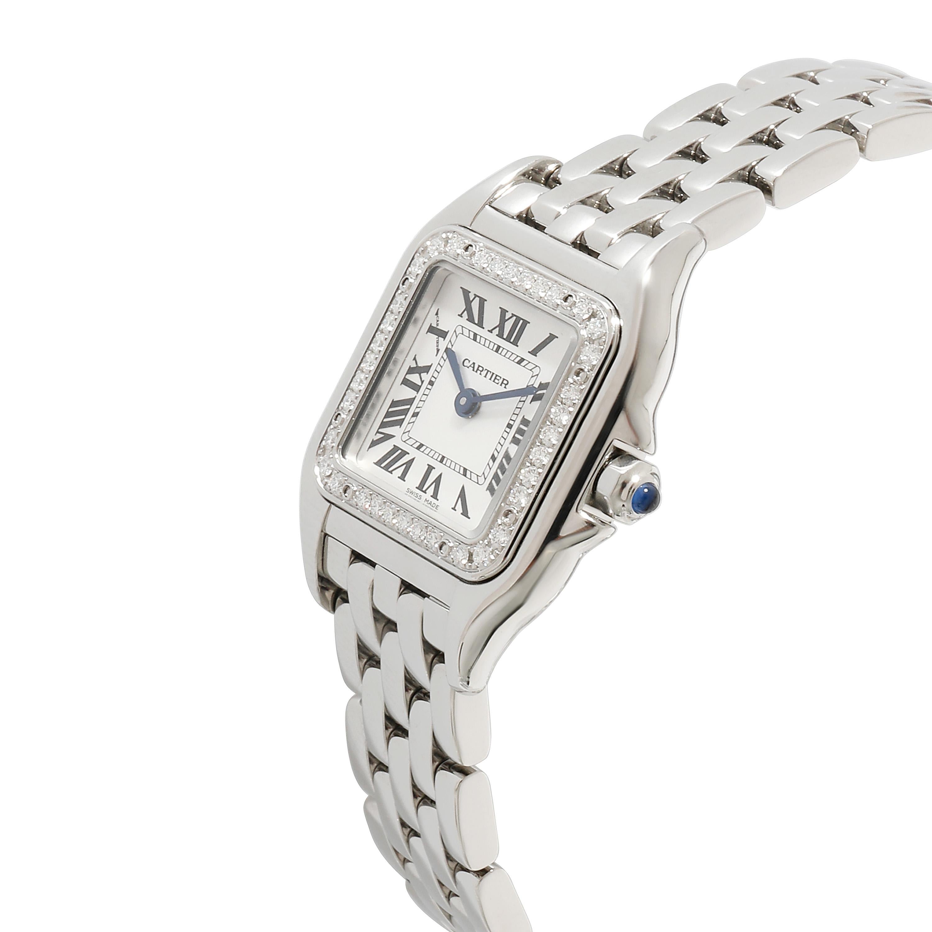 Cartier Panthere de Cartier W4PN0007 Women's Watch in  Stainless Steel In Excellent Condition In New York, NY
