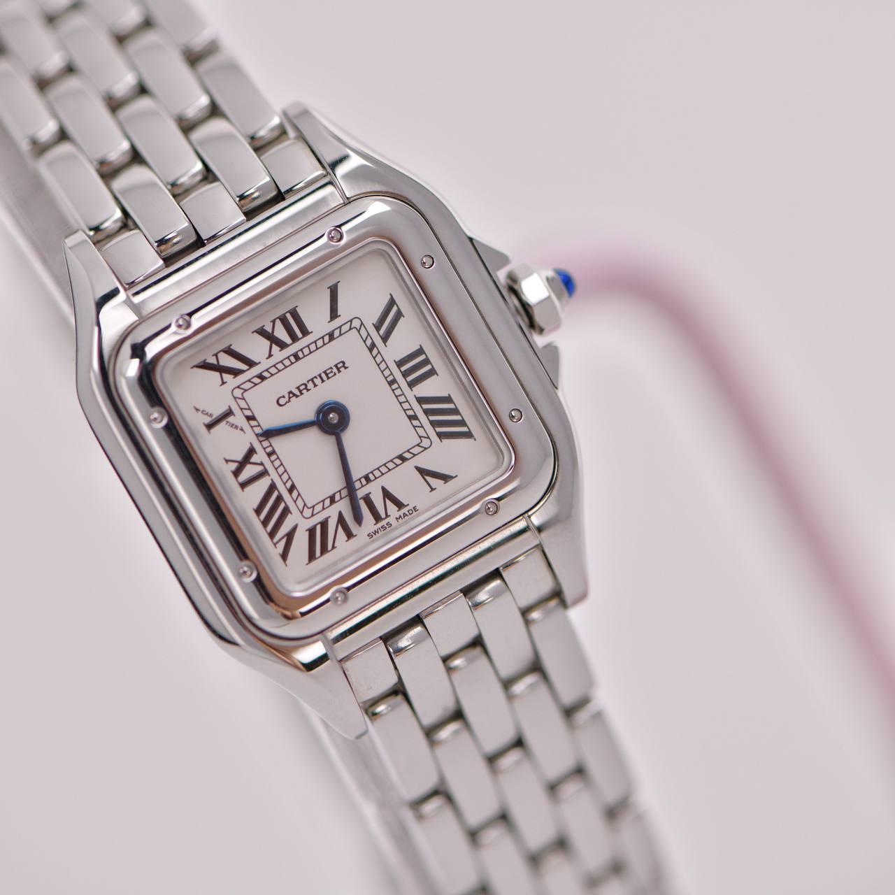 Cartier Panthère de Cartier Uhr kleines Modell WSPN0006 (Cabochon) im Angebot