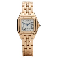 Cartier Panthere De Cartier White Dial Rose Gold Quartz Ladies Watch WGPN0040