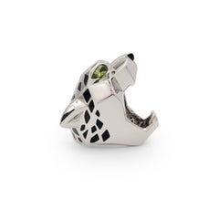 Cartier Panthère de Cartier White Gold Panther Head Ring