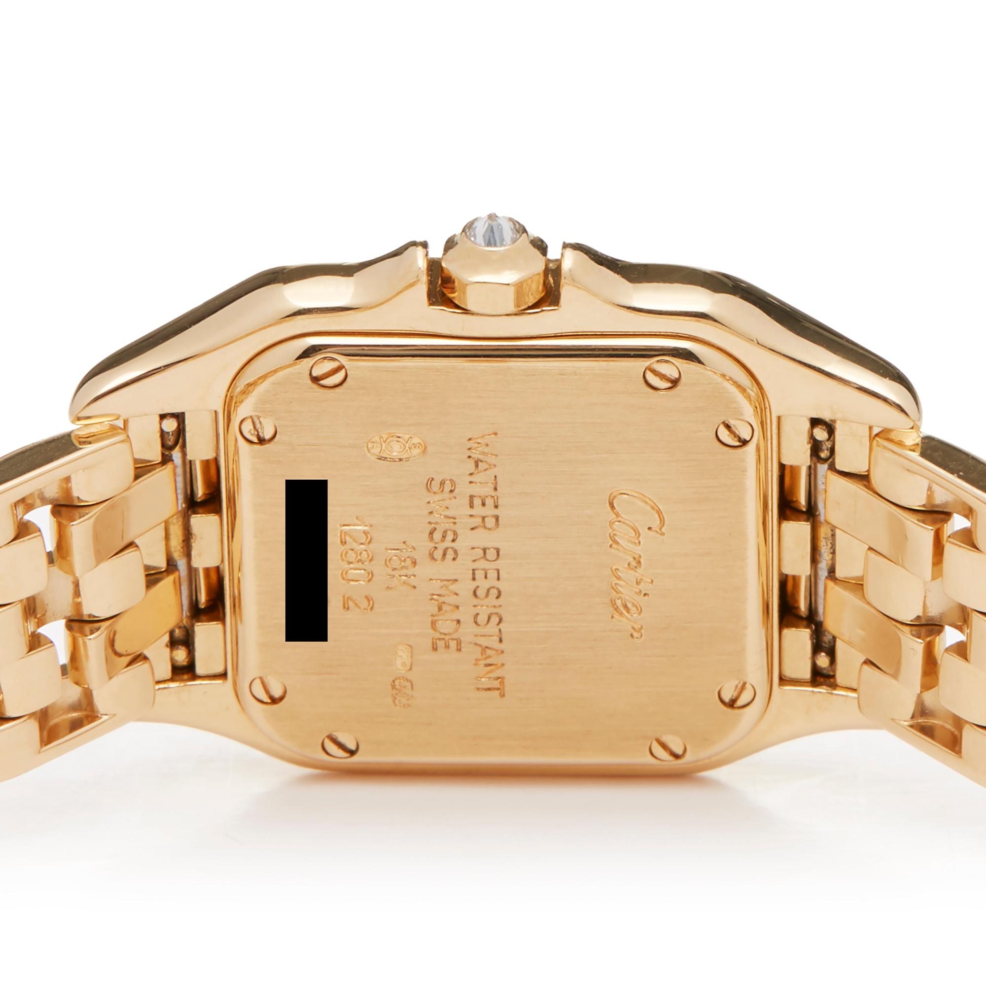 Cartier Panthere De Cartier Yellow Gold 1280 Wristwatch 2