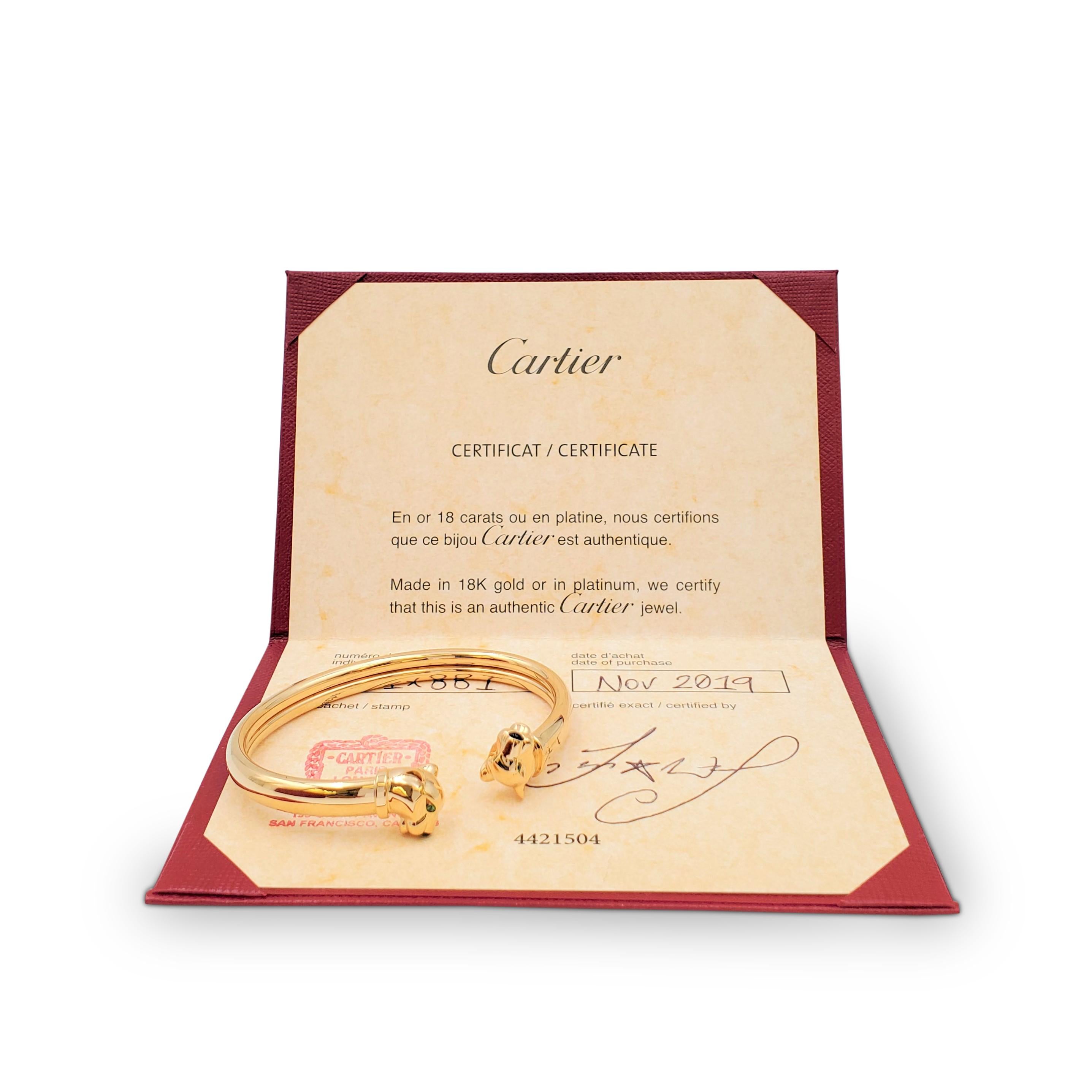 Cartier Panthère de Cartier Yellow Gold Bracelet 1