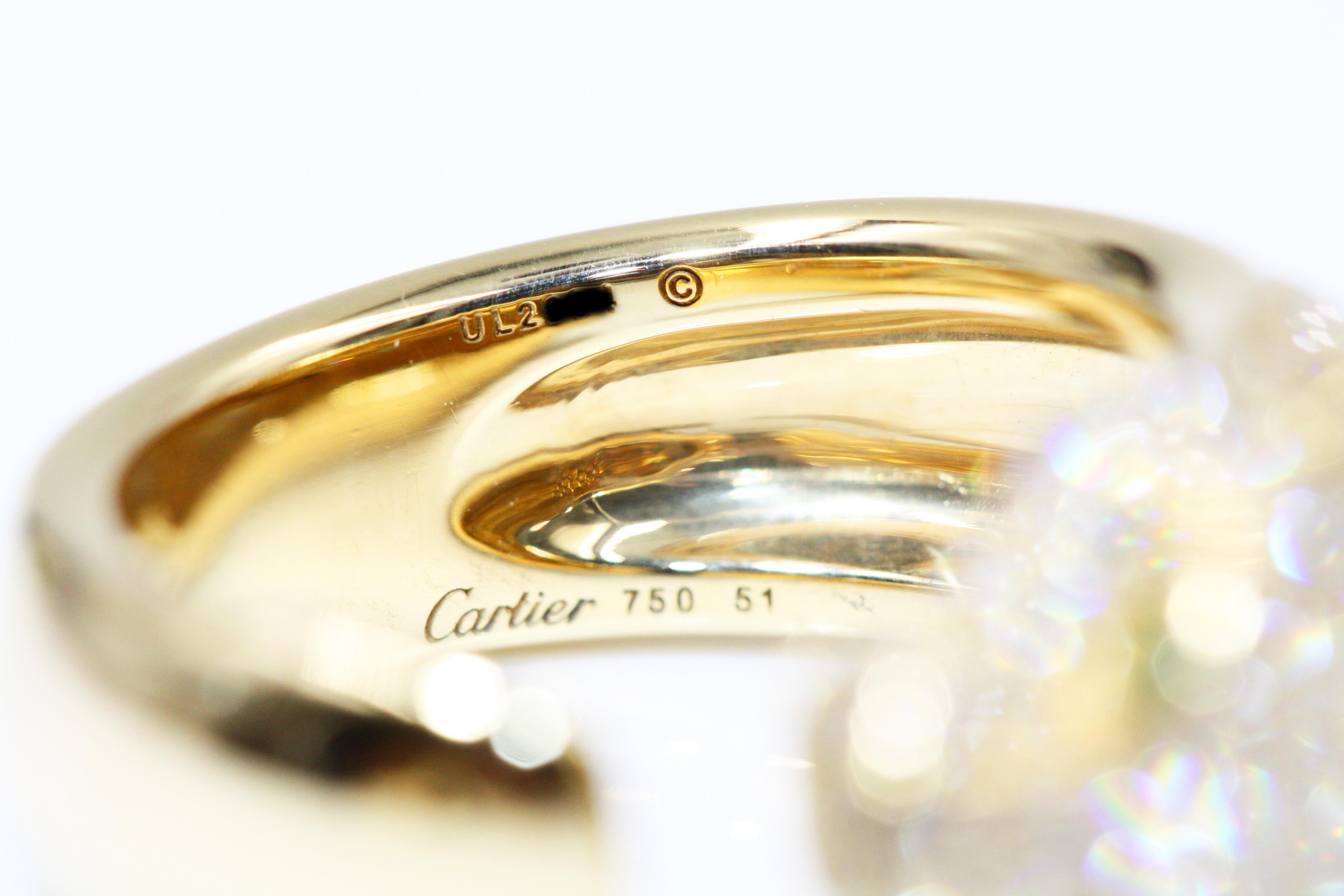 Cartier Panthère de Ring, Yellow Gold, Diamonds, Emeralds, Onyx 2