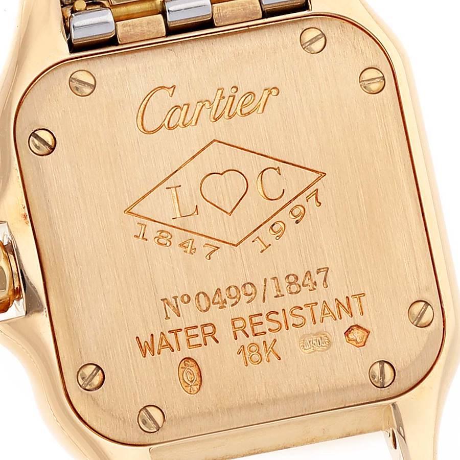 Women's Cartier Panthere Deco 1847 150 Anniversary LE Steel Yellow Gold Watch W25046S1