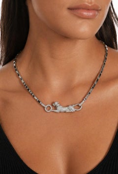 Cartier Panthere Collana con diamante in oro bianco 18 carati