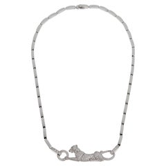 Cartier Panthere Collana con diamante in oro bianco 18 carati