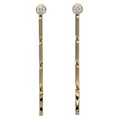 Cartier Pendants d'oreilles panthère en or 18 carats, diamants et laque noire