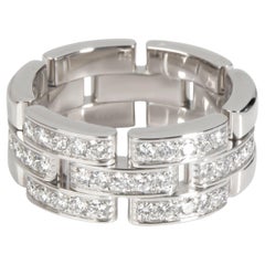 Cartier Panthere Diamond Band in 18k White Gold 0.53 CTW