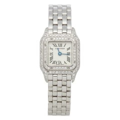 Cartier Panthère Diamond Mother of Pearl 18 Karat White Gold 2363