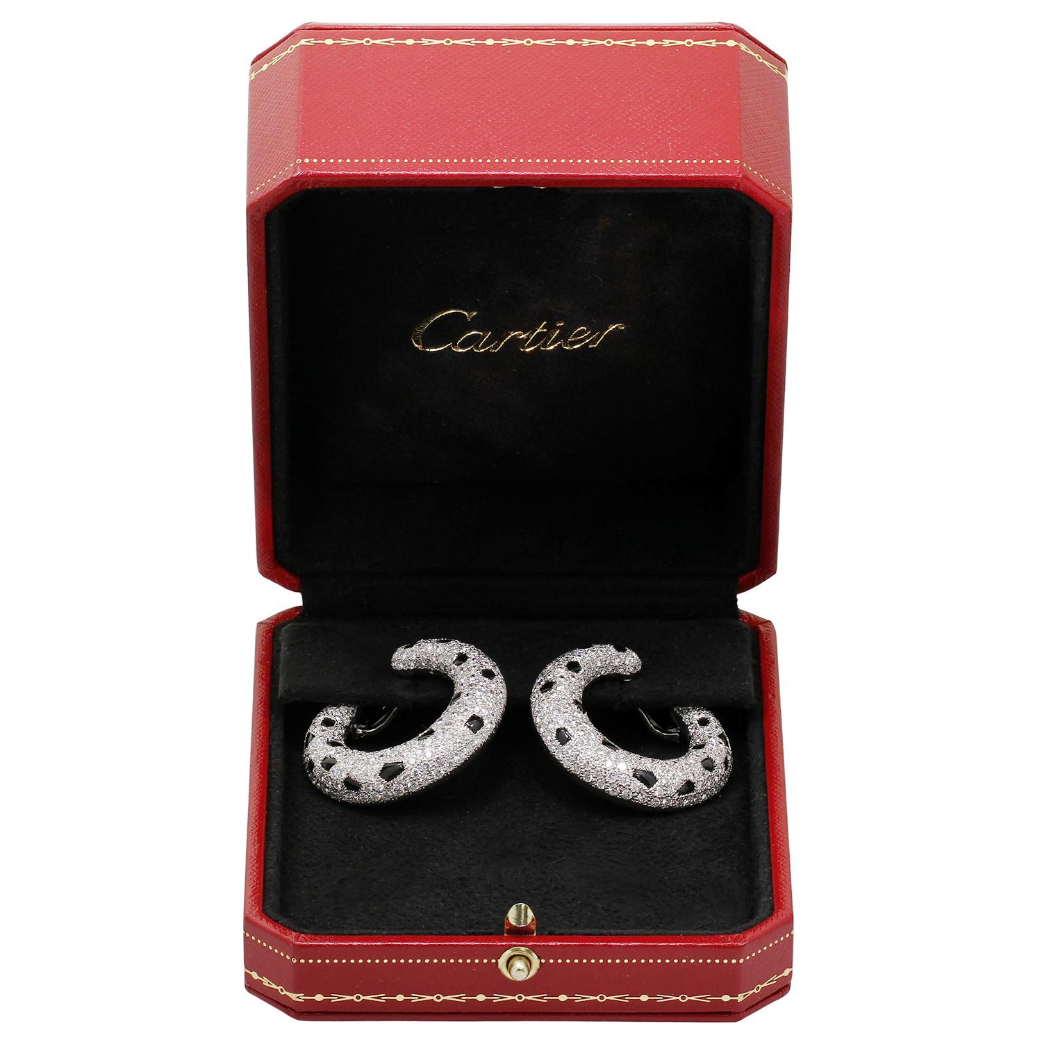 cartier jaguar earrings