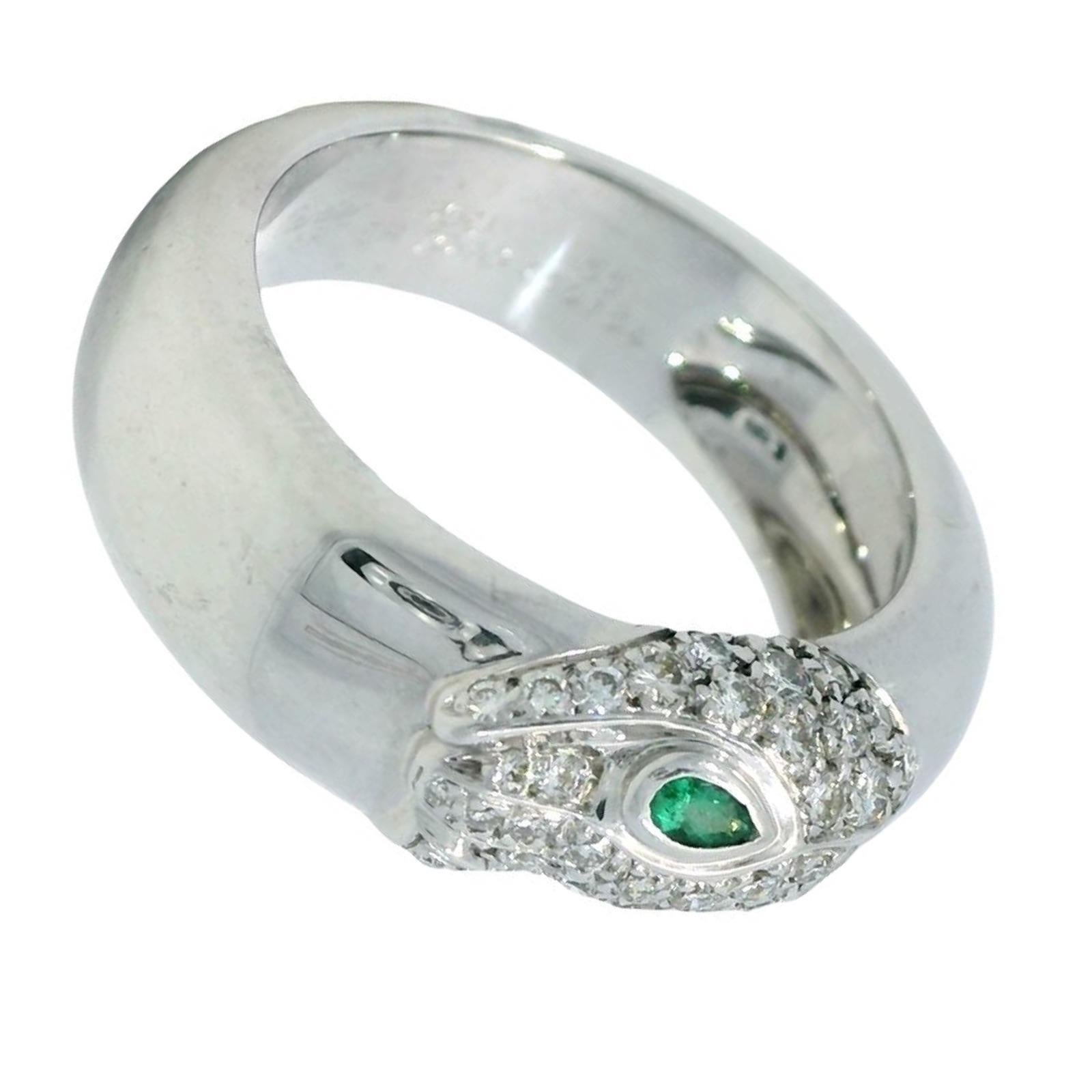 Moderne Cartier Bague Panthère Diamant Or Blanc 18k Taille 7.25 en vente
