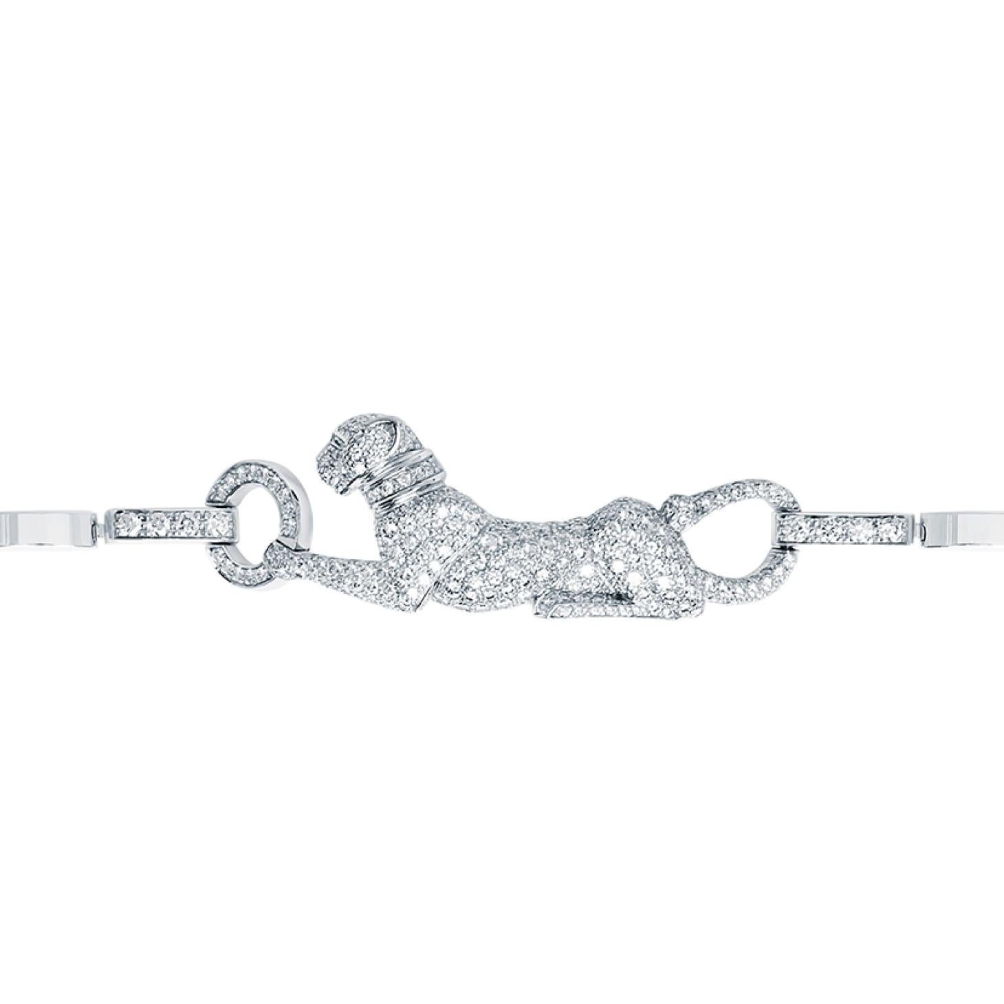 Cartier Panthère Diamanten Armband (Kissenschliff)