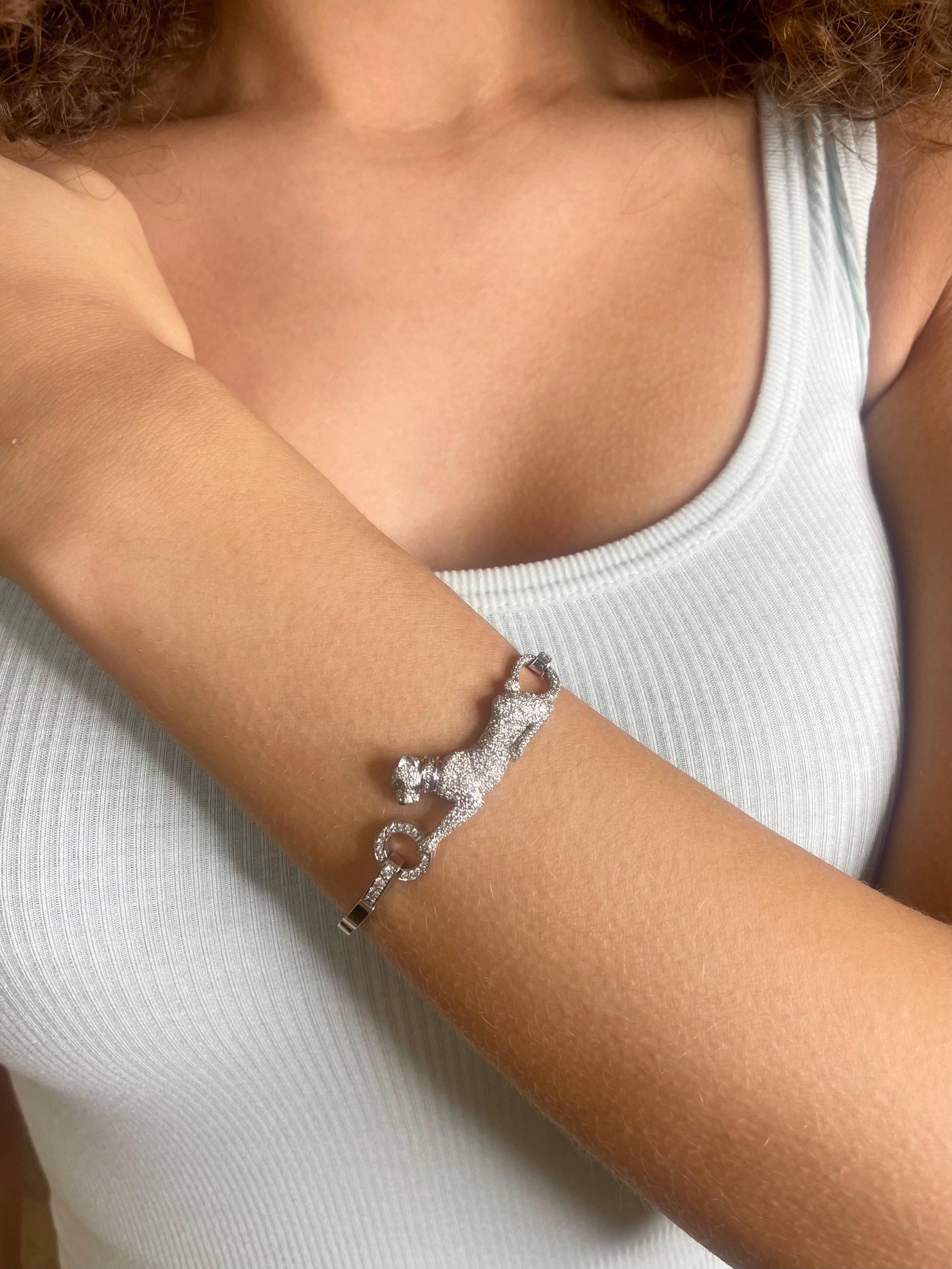 Cartier Panthère Diamanten Armband für Damen oder Herren