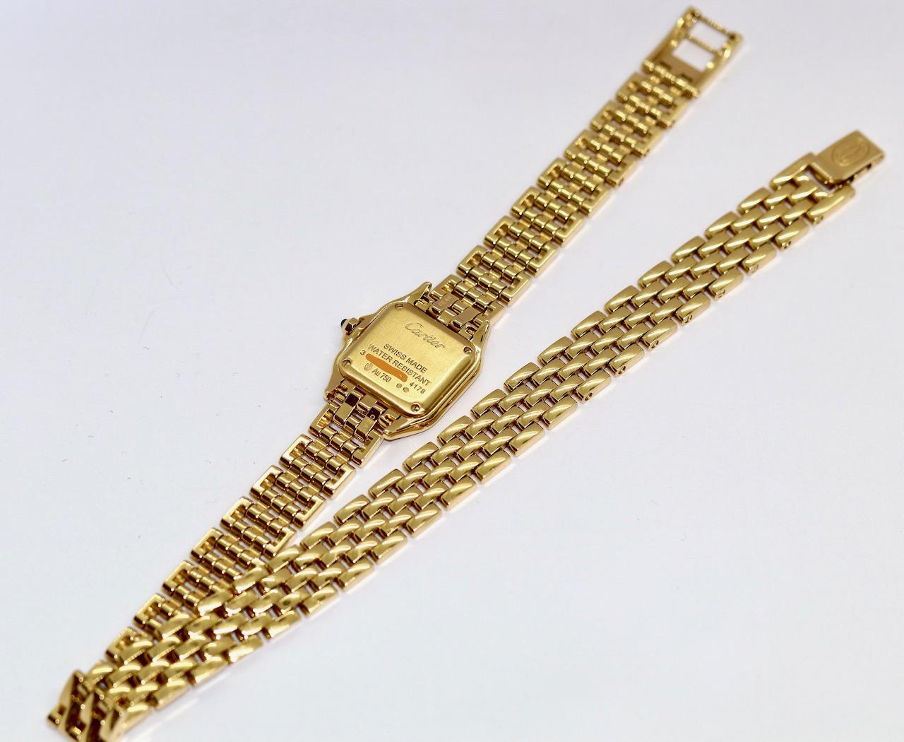Cartier Panthère Double Loop, 18 Karat Gold, Ladies Wrist Watch, Ref. WGPN0013 In Good Condition In Berlin, DE