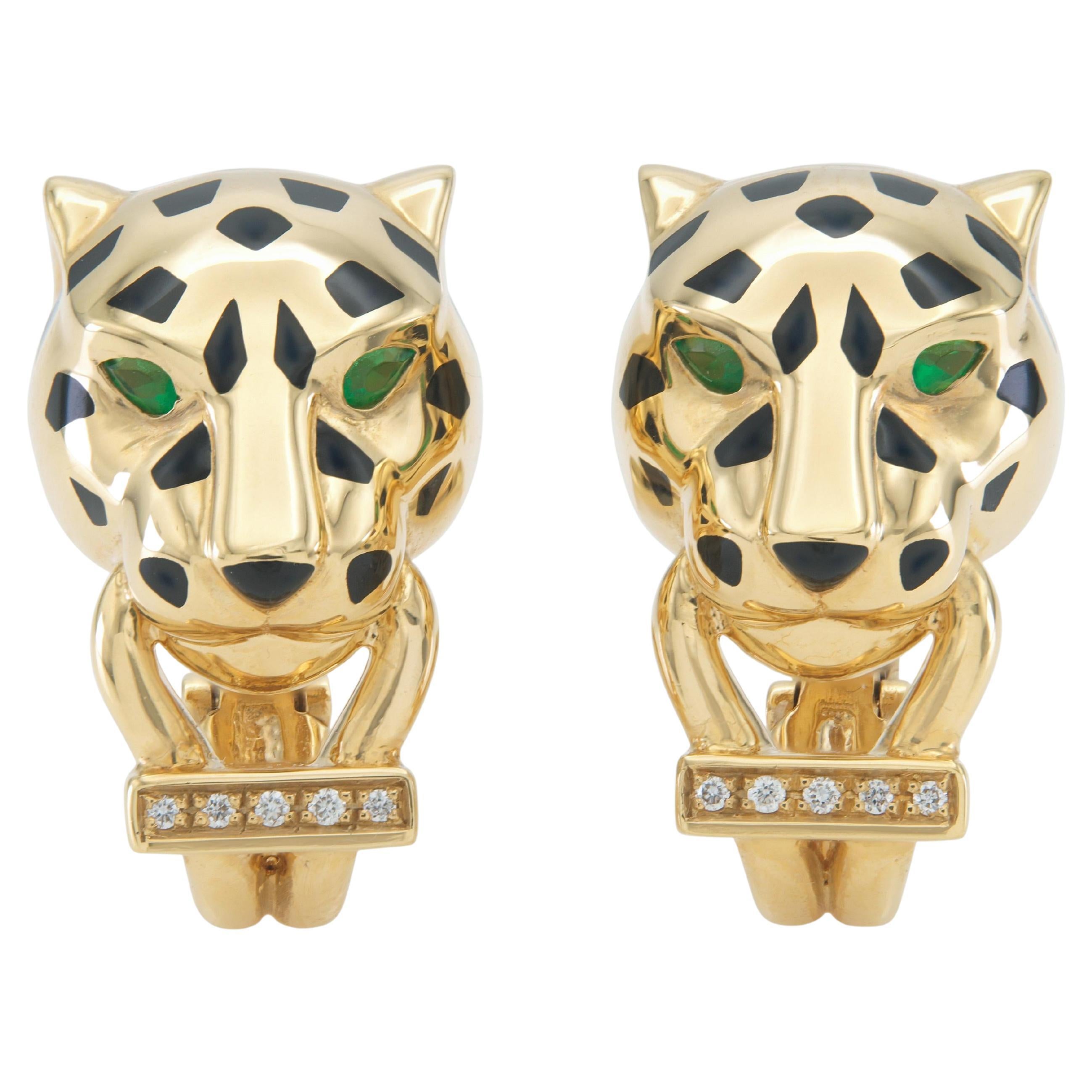 Boucles d
oreilles Panthère de Cartier