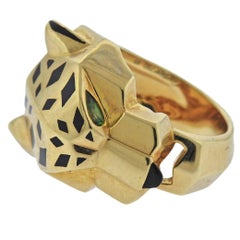 Cartier Panthere Emerald Gold Ring