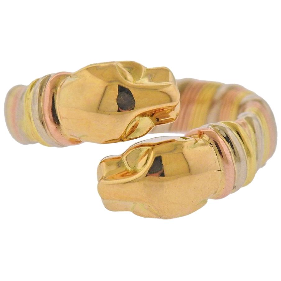 Cartier Panthere Gold Bypass Ring