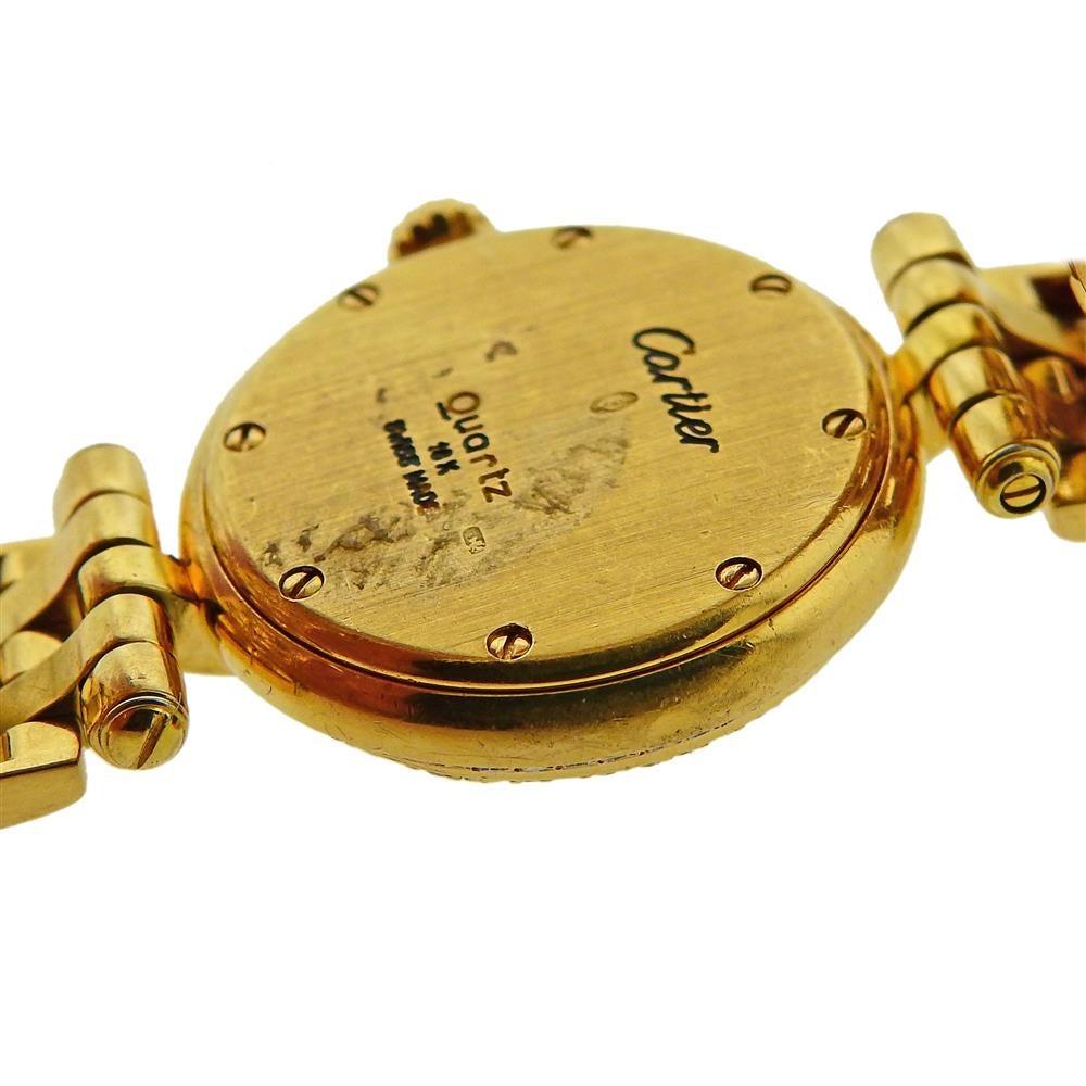 Cartier Panthere Gold-Diamant-Uhr im Zustand „Hervorragend“ im Angebot in New York, NY
