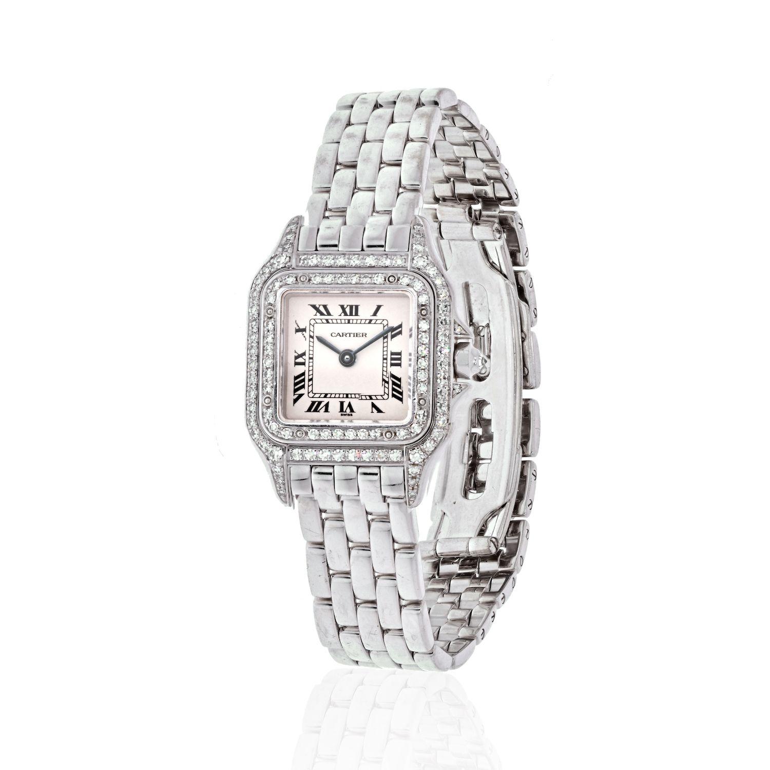cartier panthere watch mini