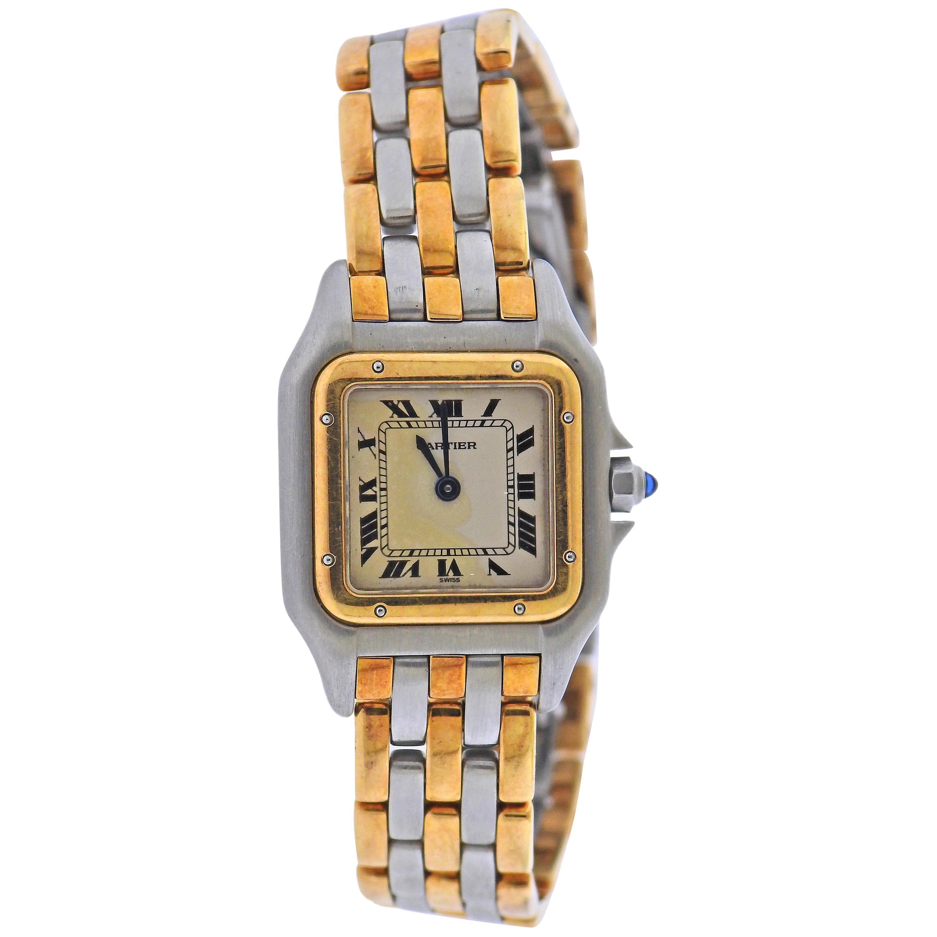 Cartier Panthere Gold Steel Two-Tone Ladies Watch