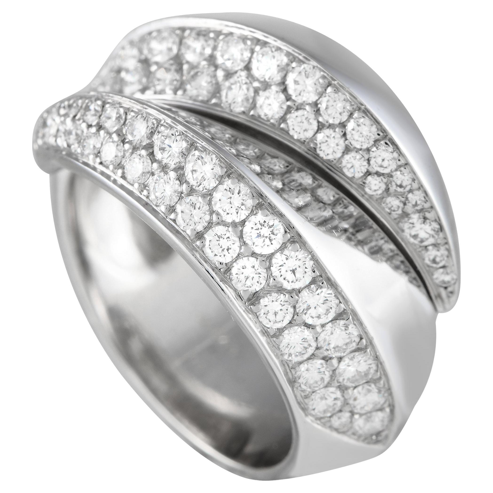 Cartier Panthère Griffs Bague en or blanc 18 carats 1,15 ct de diamants