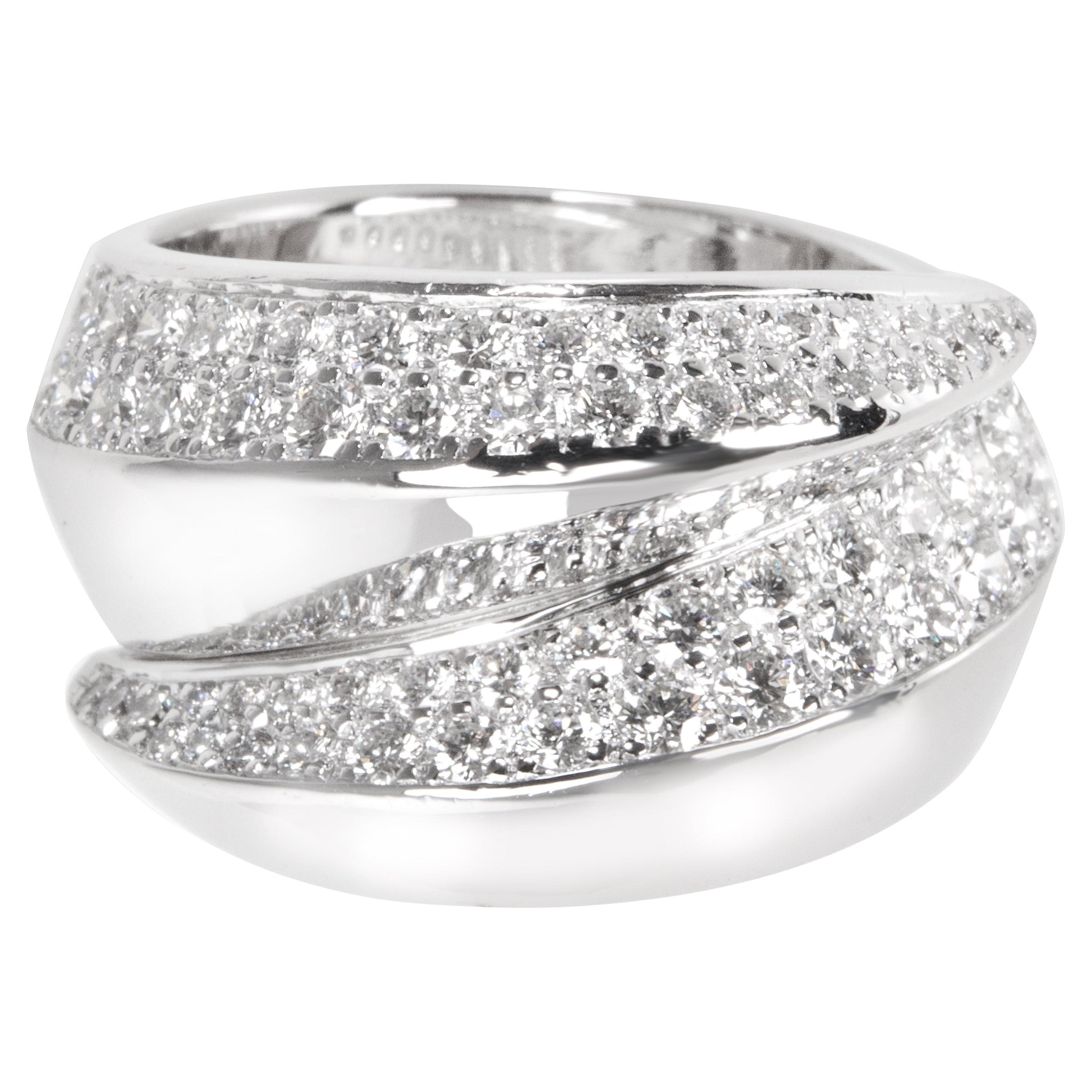 Cartier Panthere Griffe Ring in 18KT White Gold 1.70 Ctw