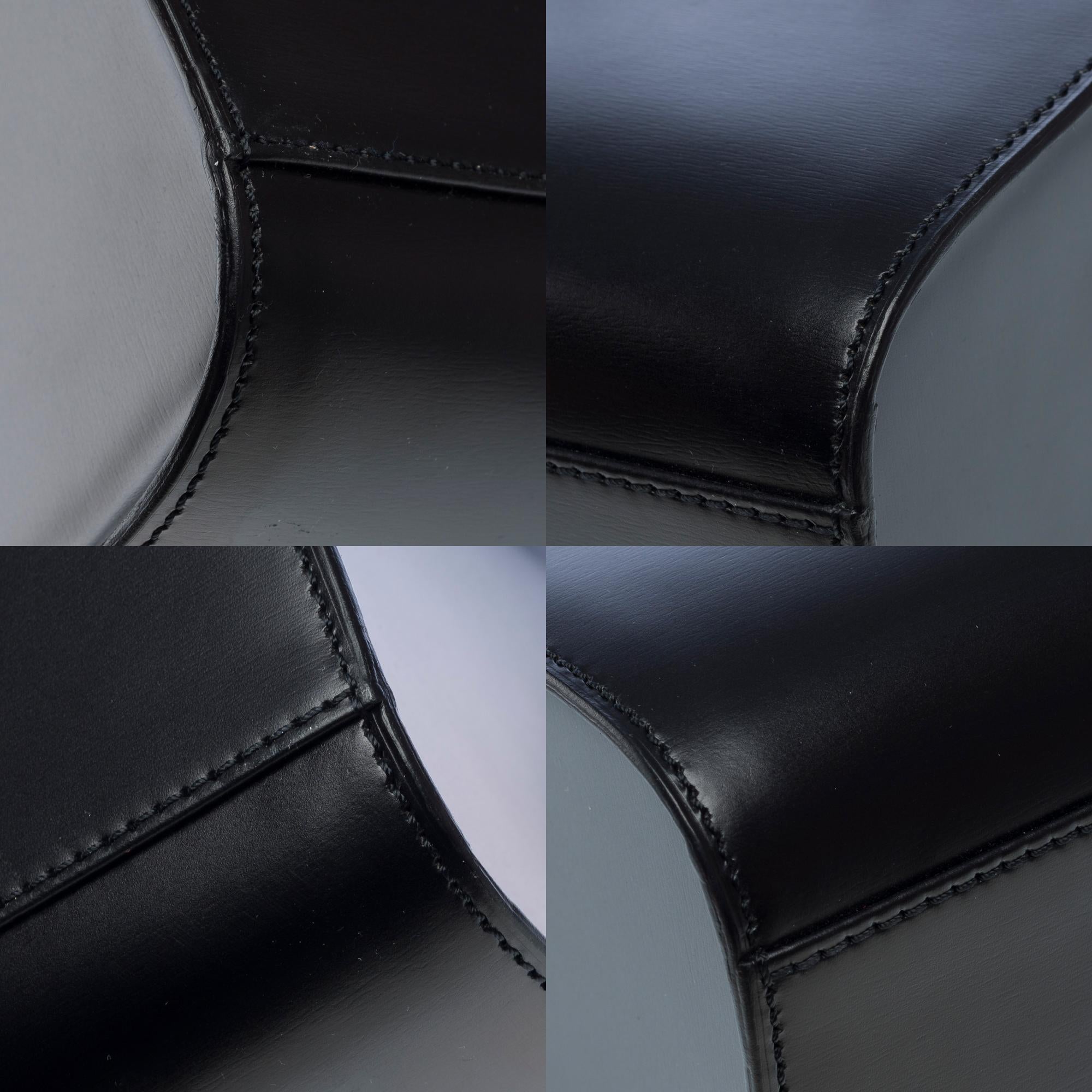 Cartier Panthère handbag in black calfskin leather, PHW For Sale 6