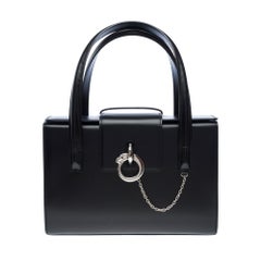 Cartier Panthère handbag in black calfskin leather, PHW