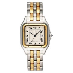 Cartier Panthere Jumbo 187957 Two Tone Mens Watch Box Papers
