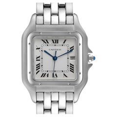 Cartier Panthere Jumbo Stainless Steel Mens Watch W25032P5