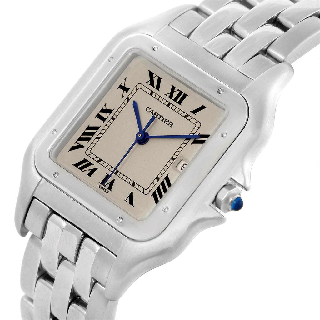Cartier Panthere Jumbo Stainless Steel Men's Watch W25032P5 5