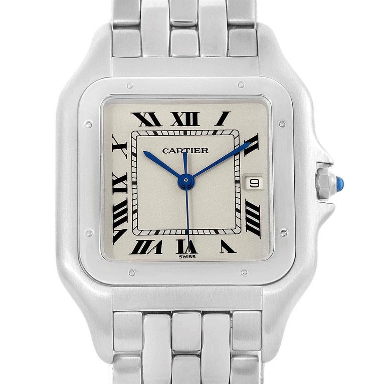 Cartier Panthere Jumbo Stainless Steel Unisex Watch W25032P5 For Sale ...