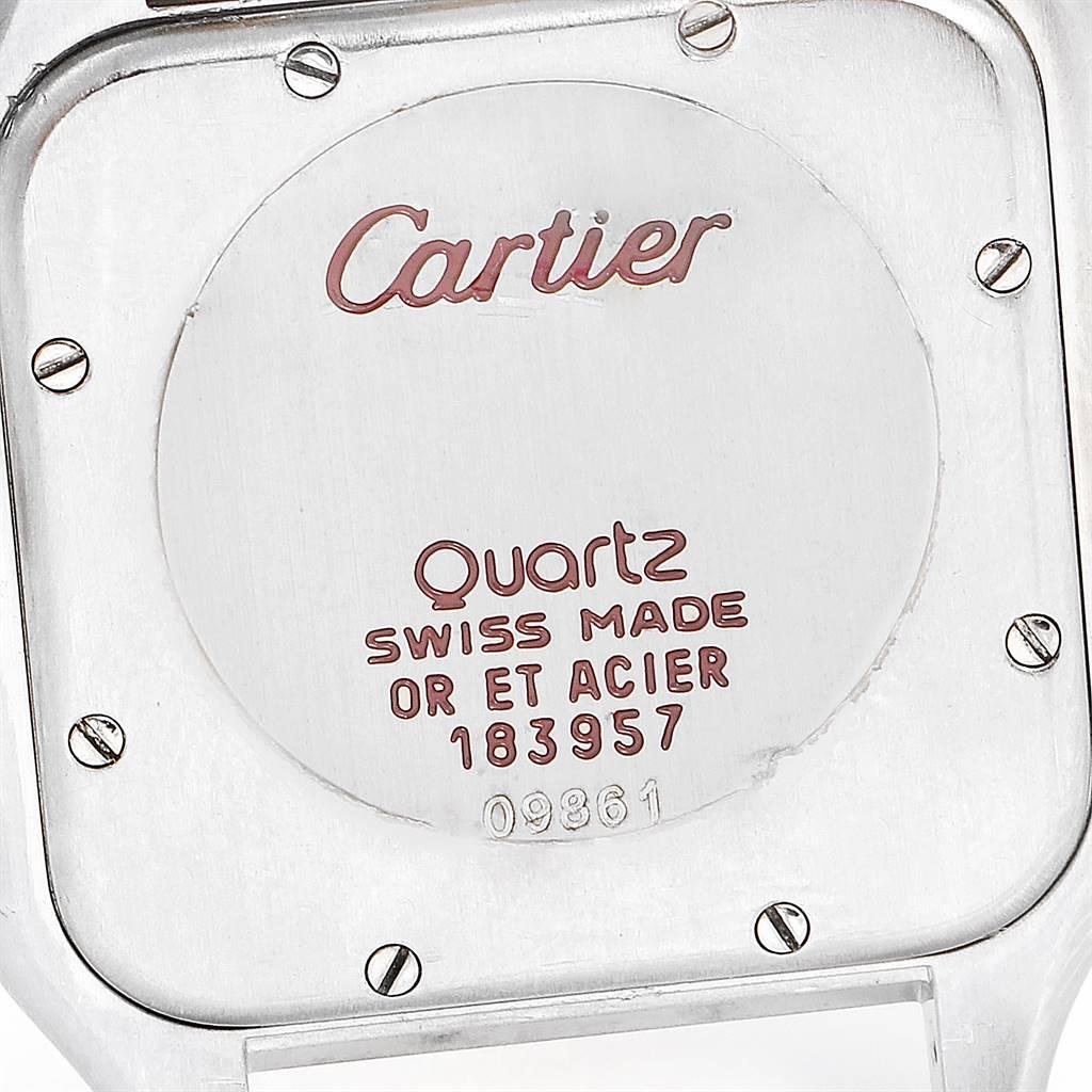 Cartier Panthere Jumbo Steel 18 Karat Yellow Gold Three-Row Quartz Watch 2