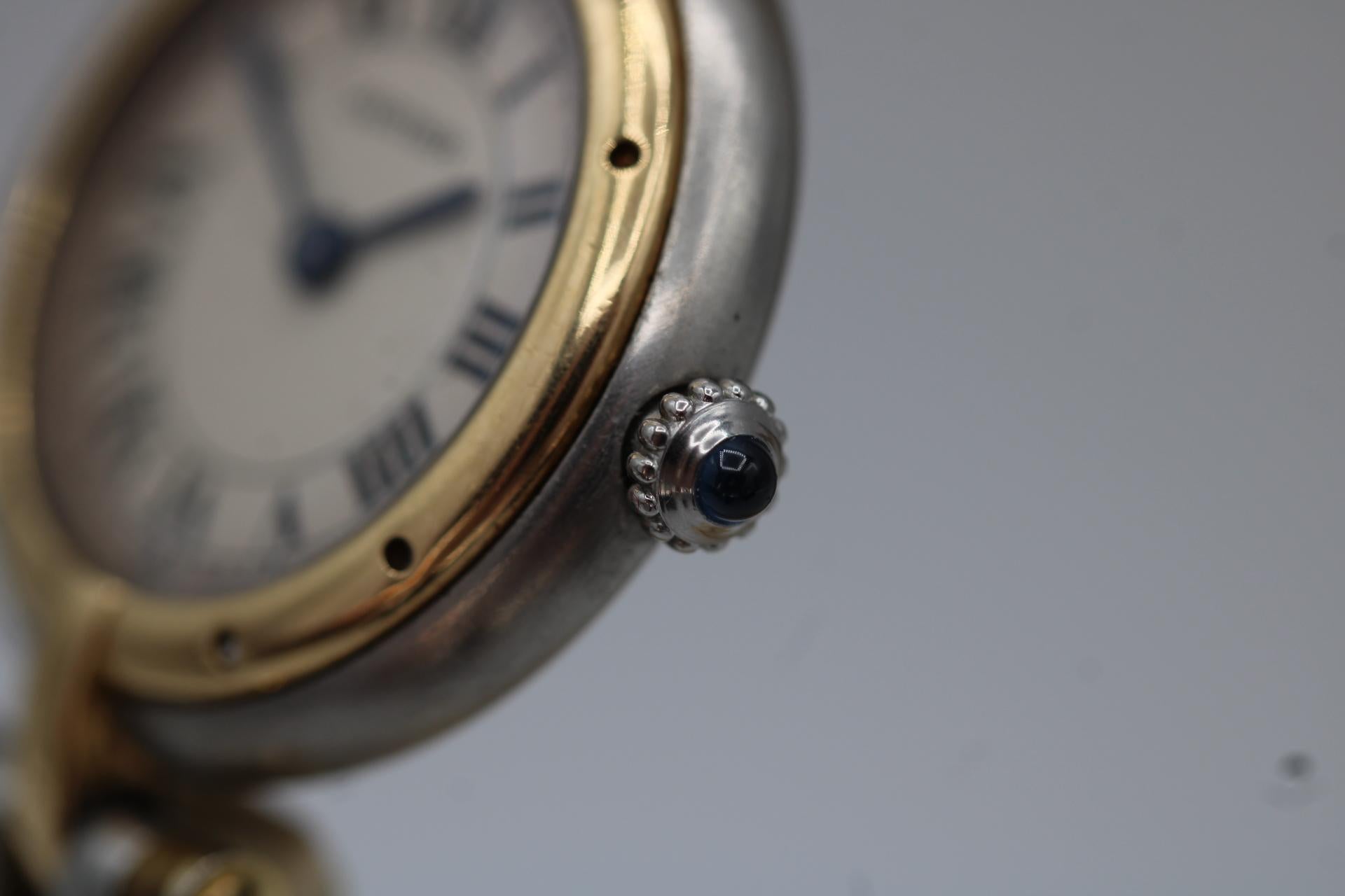 Cartier Panthère Mujer 3 Filas - 24mm Acero y Oro 18ct 4