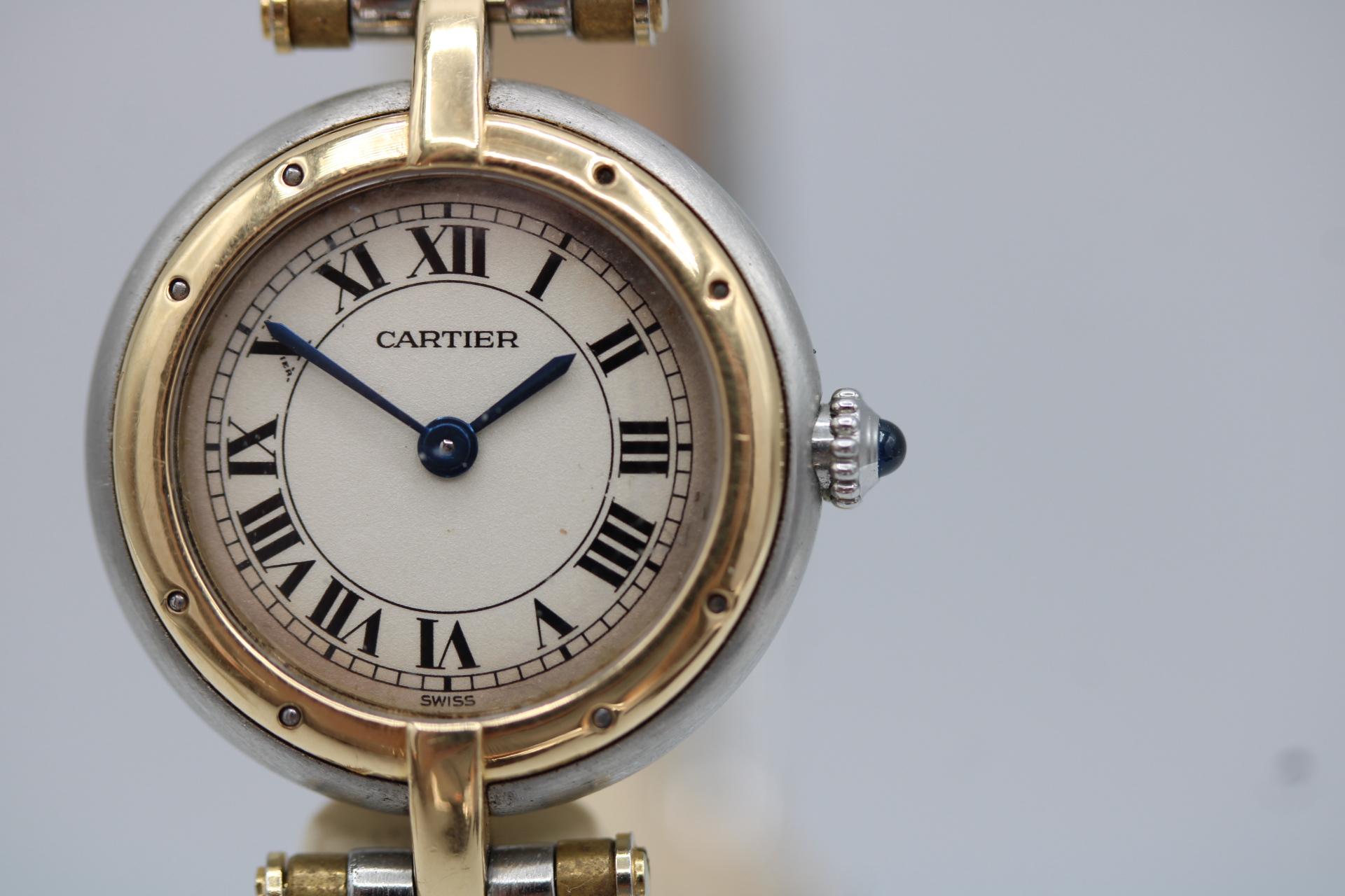 Cartier Panthère Mujer 3 Filas - 24mm Acero y Oro 18ct 5