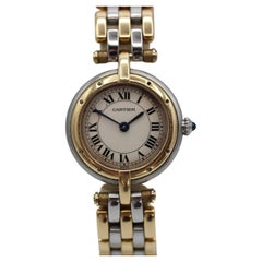 Cartier Panthère Ladies 3-Row - 24mm Stahl & 18ct Gold