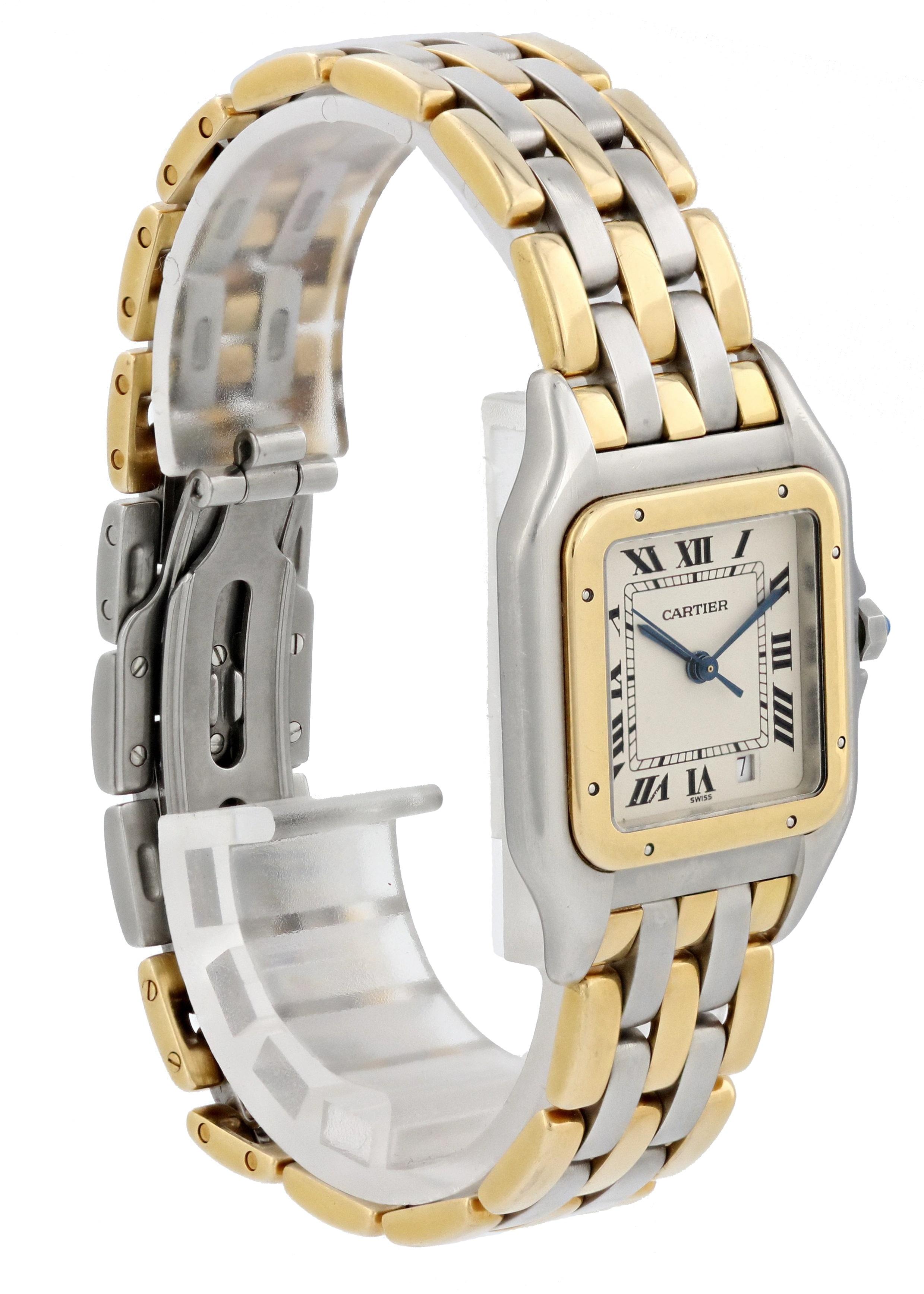 Cartier Panthere Ladies Midsize Watch In Excellent Condition In New York, NY