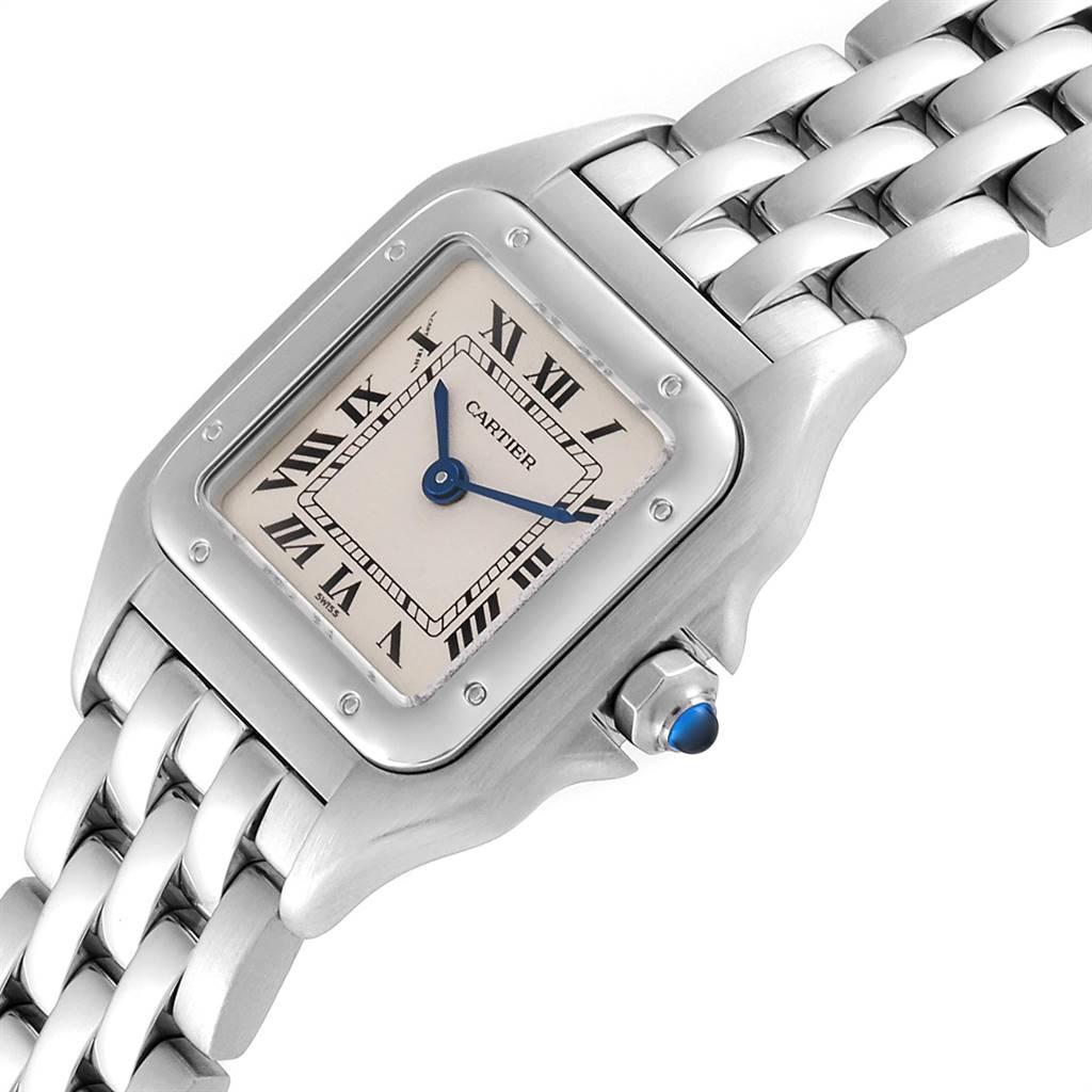 Women's Cartier Panthere Ladies Small Stainless Steel Watch W25033P5