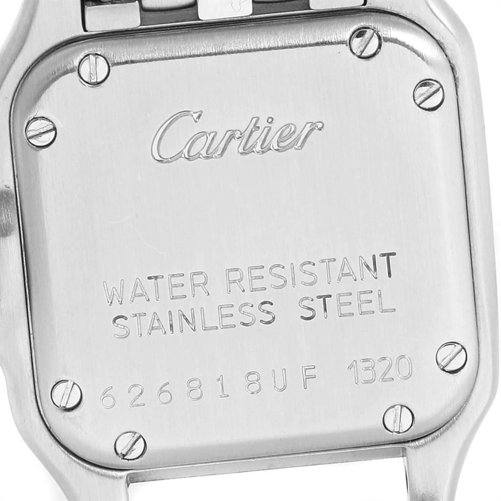 Cartier Panthere Ladies Small Stainless Steel Watch W25033P5 1