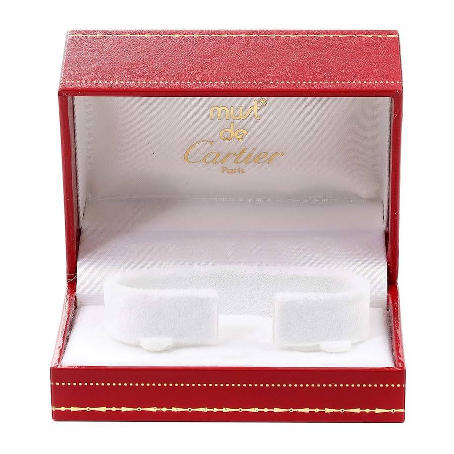 Cartier Panthere Ladies Steel Yellow Gold 2 Row Ladies Watch W25029B6 For Sale 4
