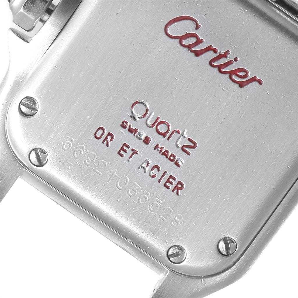 Cartier Panthere Ladies Steel Yellow Gold 3-Row Ladies Watch W25029B6 For Sale 2