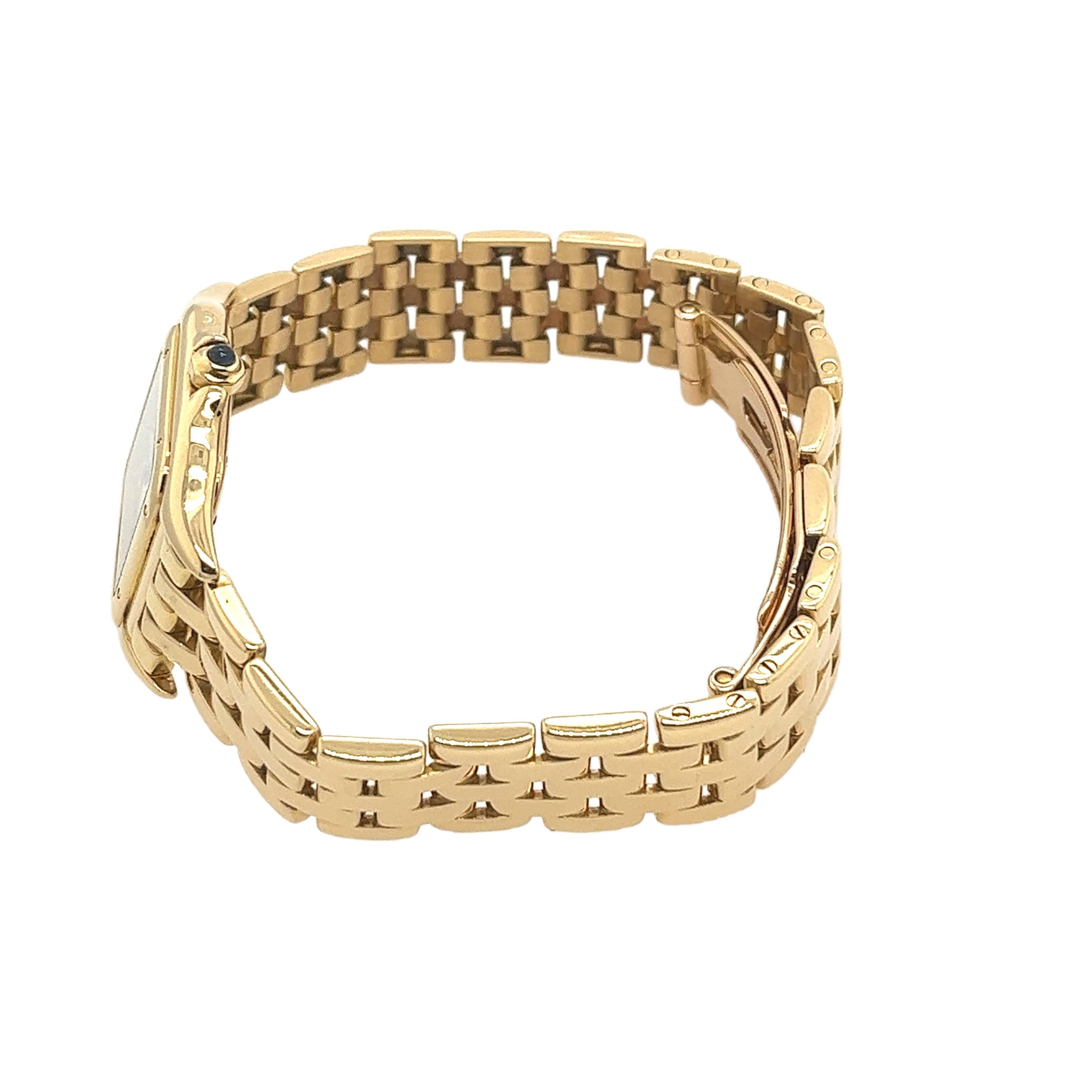 Cartier Panthère Damenuhr 22mm 18ct Gelbgold 8057917 / 06661 im Zustand „Hervorragend“ in London, GB