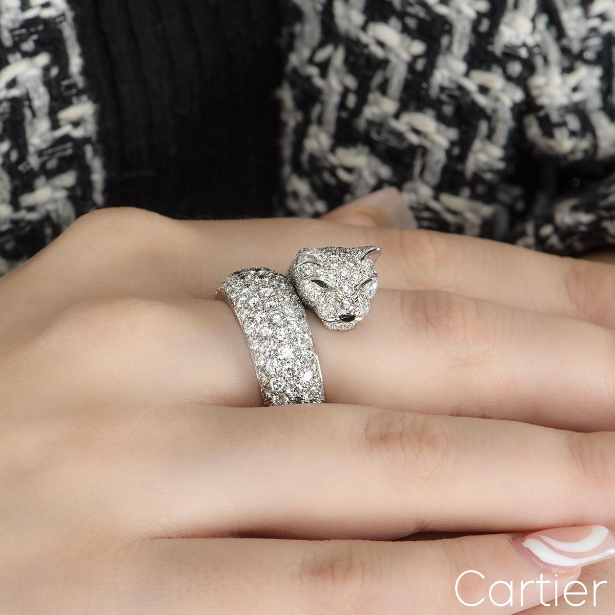 Cartier, bague Panthère Lakarda avec diamants 7,04 carats 11445407 en vente 1