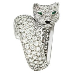 Anillo Cartier Panthere Lakarda Diamante 7,04ct  Talla 52 11445407