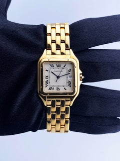 Cartier Panthere Large 1060 18K Yellow Gold Mens Watch