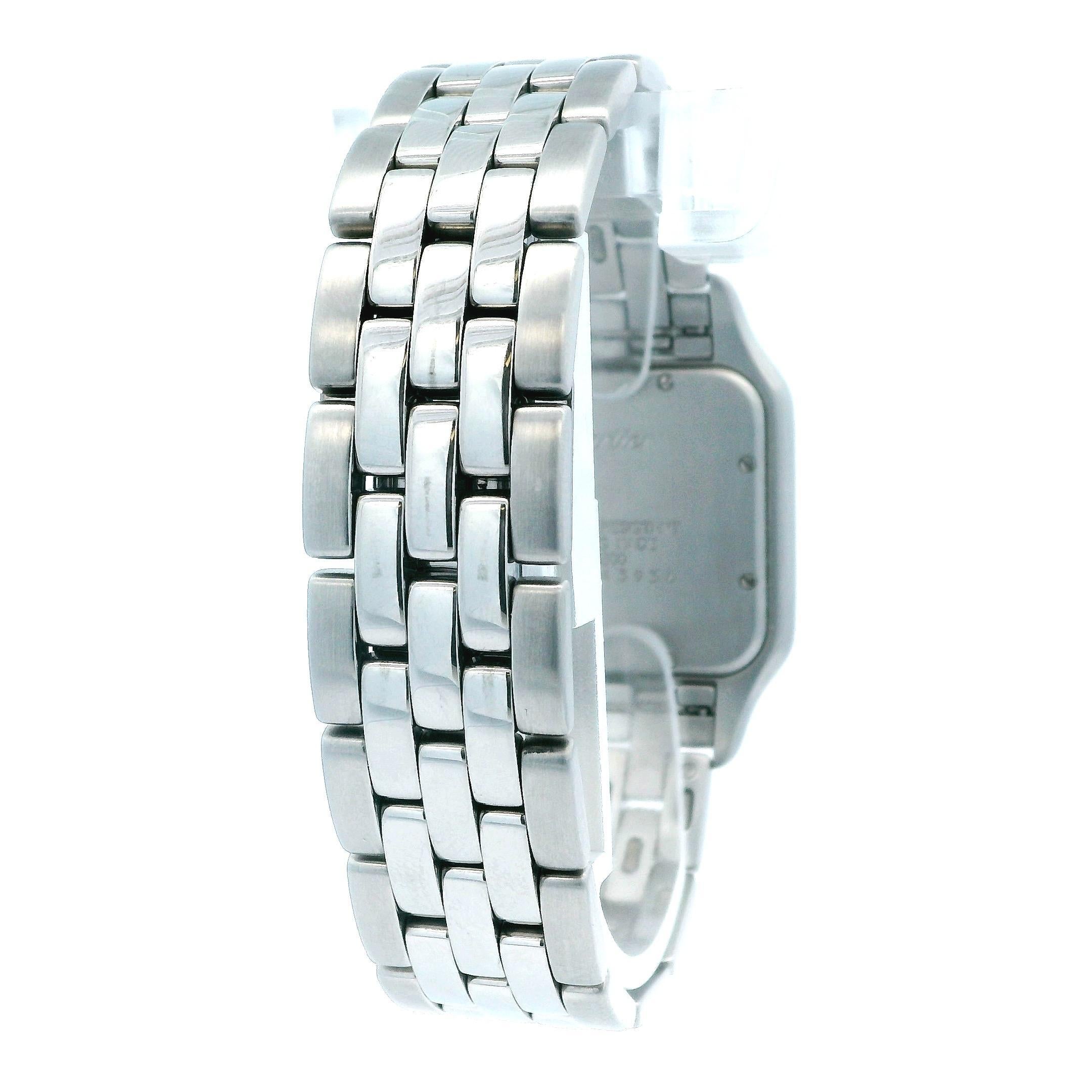Cartier Panthere Large 1300 Stainless steel Watch. 1