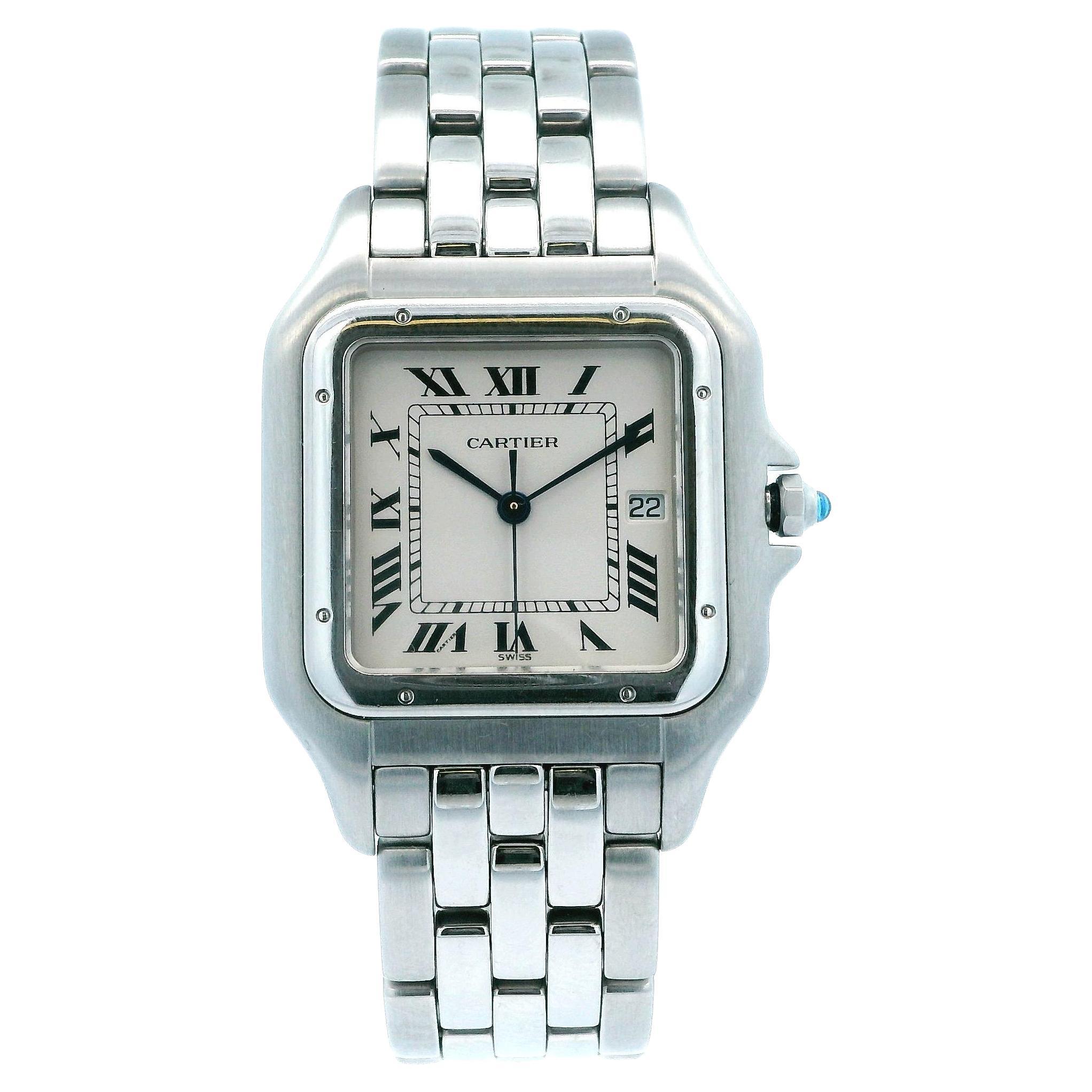 Cartier Panthere Large 1300 Stainless steel Watch.