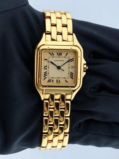 Cartier Panthere Large 18K Yellow Gold Mens Watch