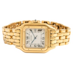 Cartier Panthere Large 18K Yellow Gold Wristwatch